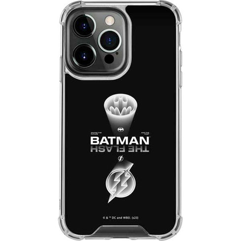 DC Comics The Flash Movie: Batman Flash Future & Past iPhone 15 Pro Clear Case